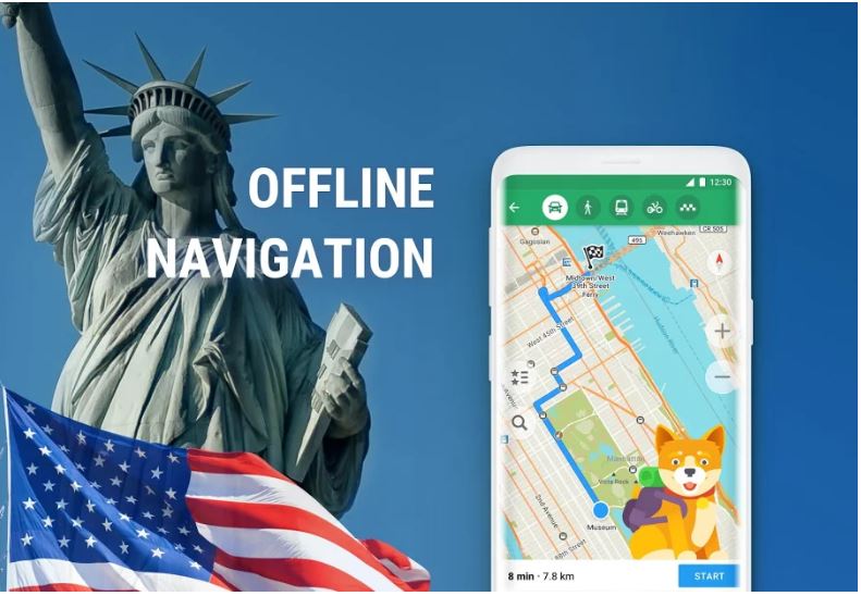 MAPS.ME – Offline maps min