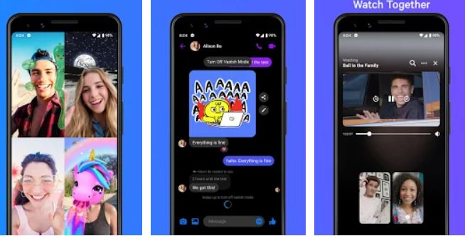 Messenger – Text and Video Chat for Free min