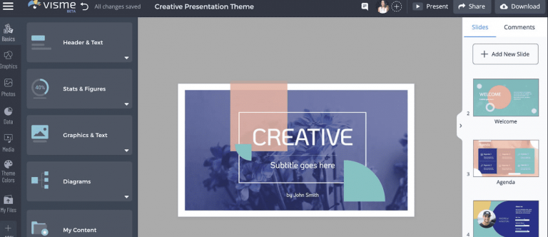 Visme to replace Canva for online graphic designing
