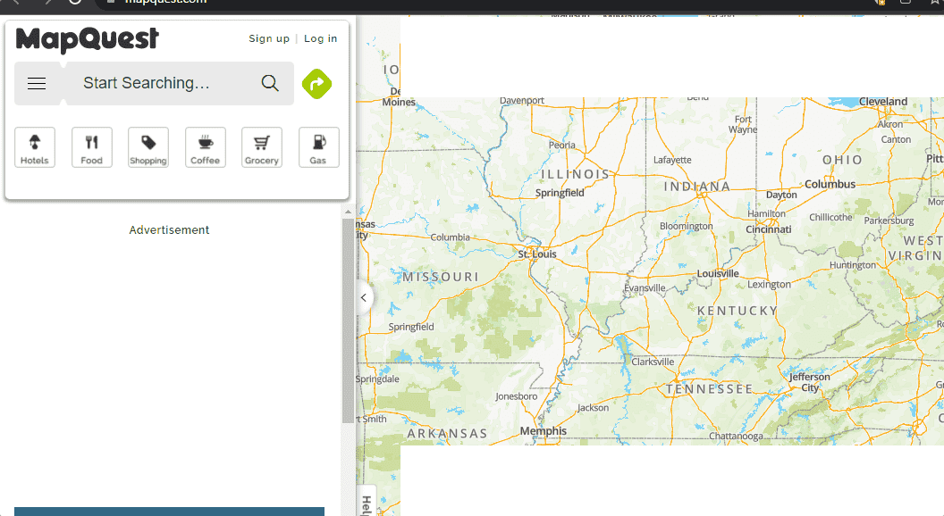 MapQuest Google MAP alternative 1