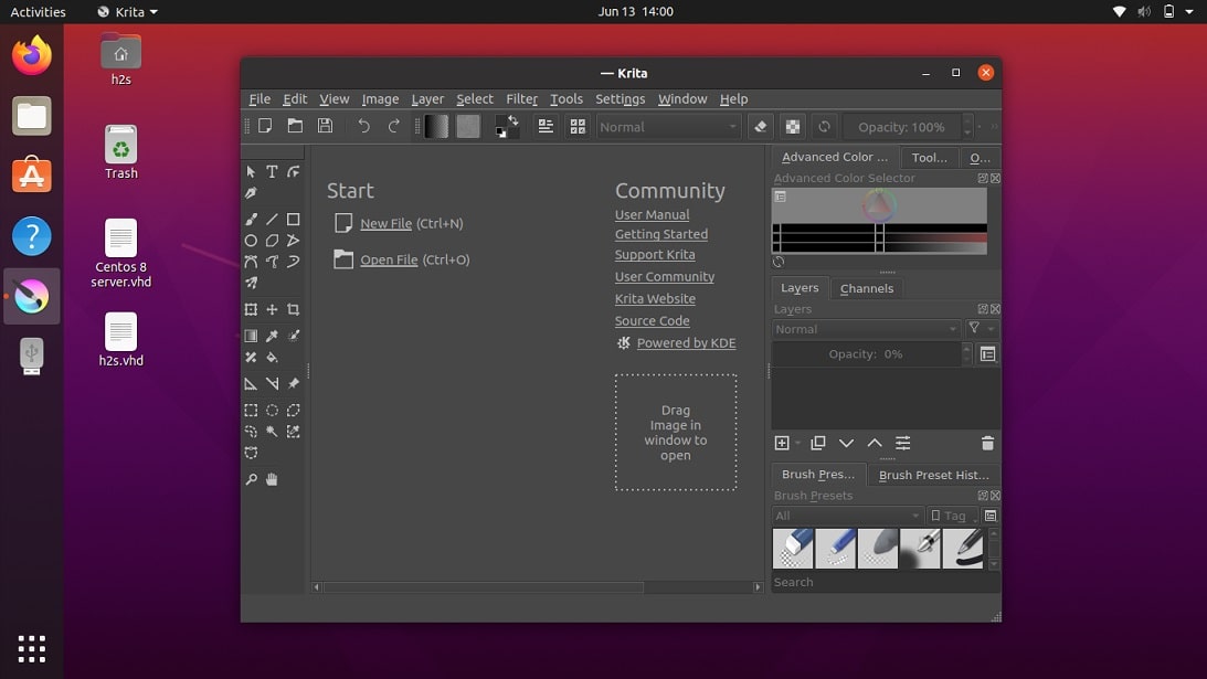 Install krita painting software on Ubuntu 20.04-min