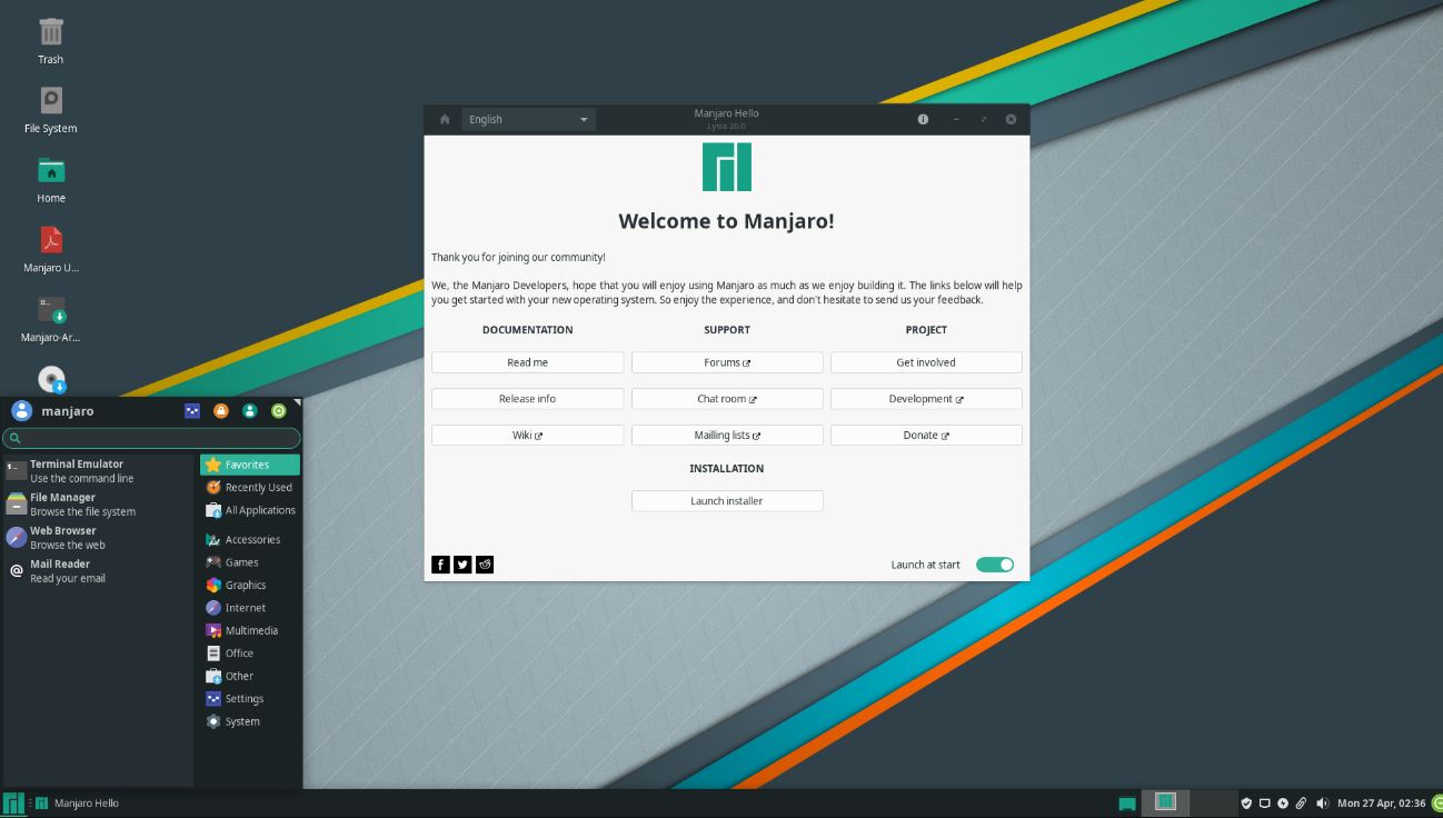 Manjaro for Day traders