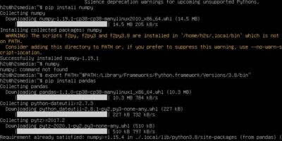 Ubuntu 20.04 install python packages using pip