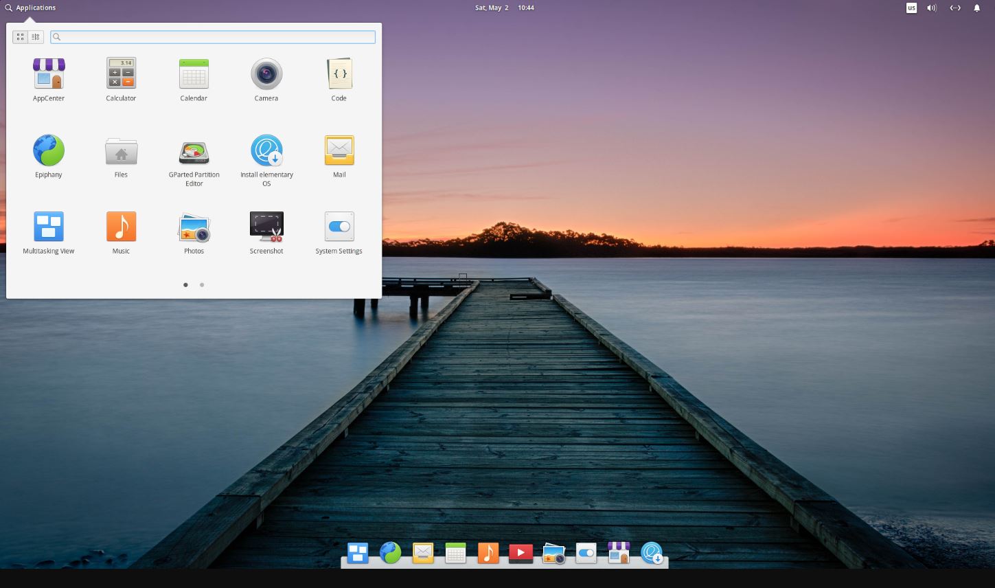 elementary OS Linux min