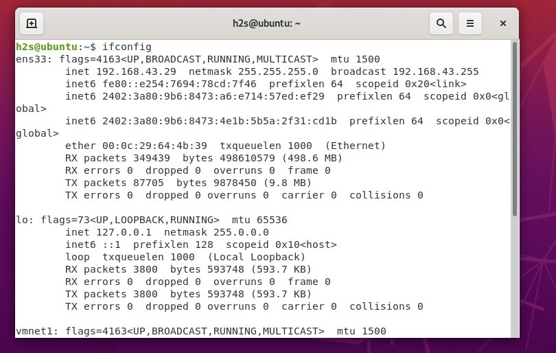 Install ifconfig on Ubuntu Linux