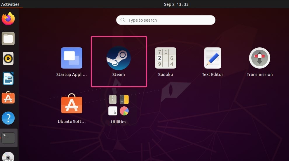 Launch Steam on Ubuntu 20.04 Linux