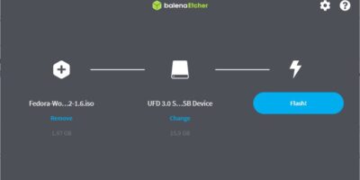 Create Fedora ISO USB bootable drive