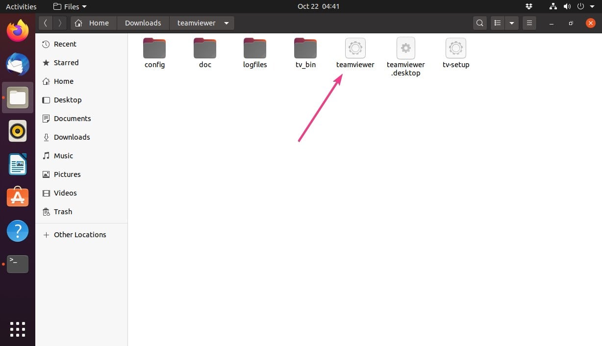 Run Portable Teamviewer on Ubuntu 20 without installing