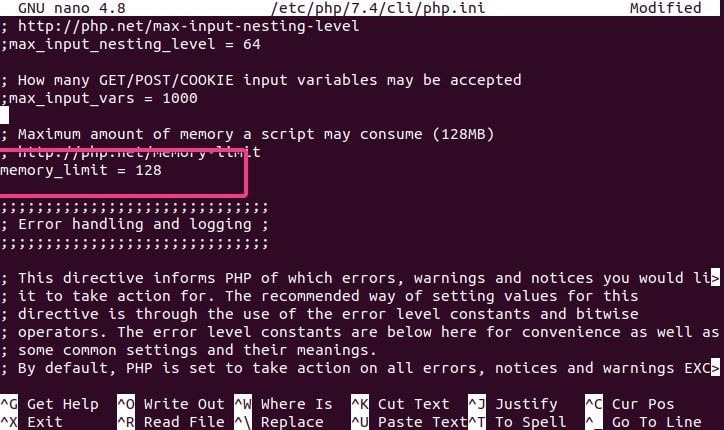 Change php memory limit for Prestashop