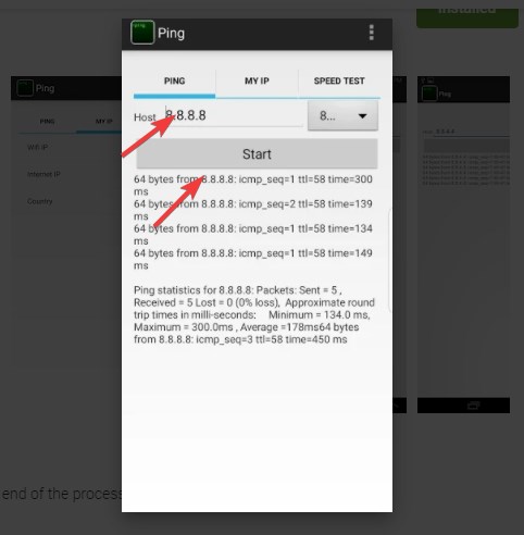 Ping constamment sur un téléphone Android