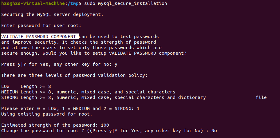 Validate Password componenets on MySQL