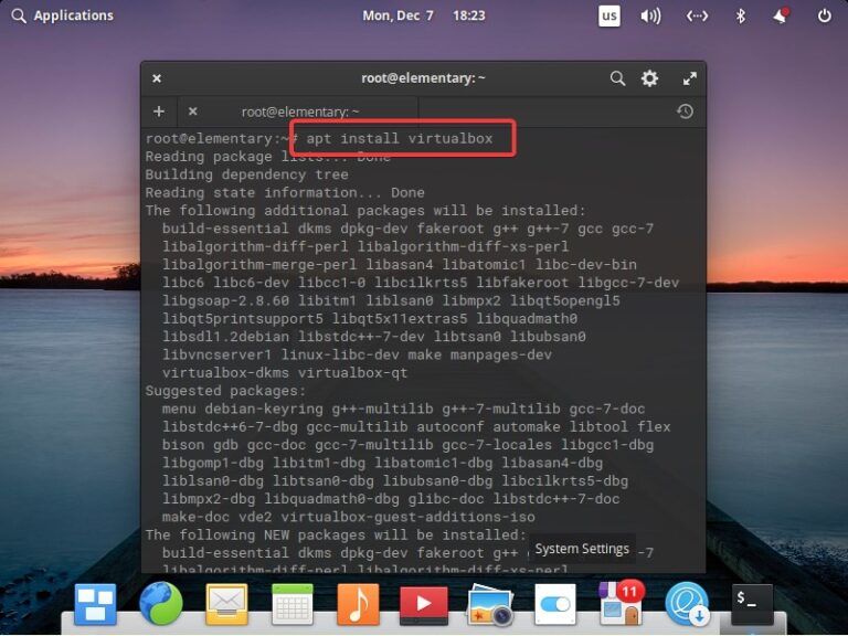 ubuntu install virtualbox command line