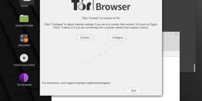 Linux Mint Install Tor Browser run