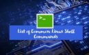 Common Linux Shell commands to start using terminal