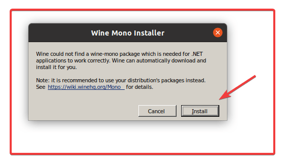 Install Wine Mono and Gecko installer min