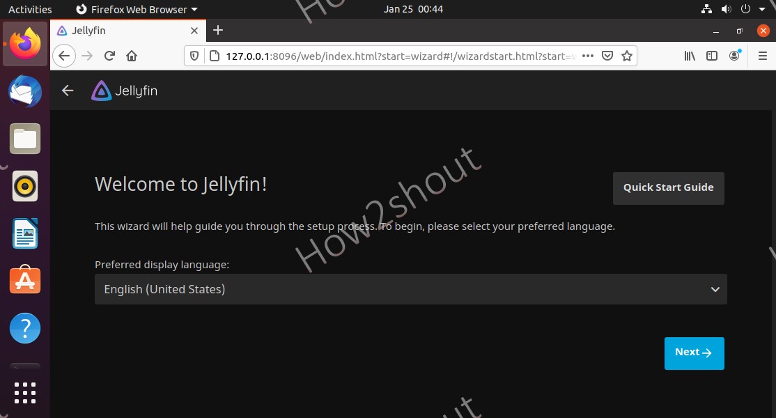 Jellyfin Media server installation on Ubuntu 20.04
