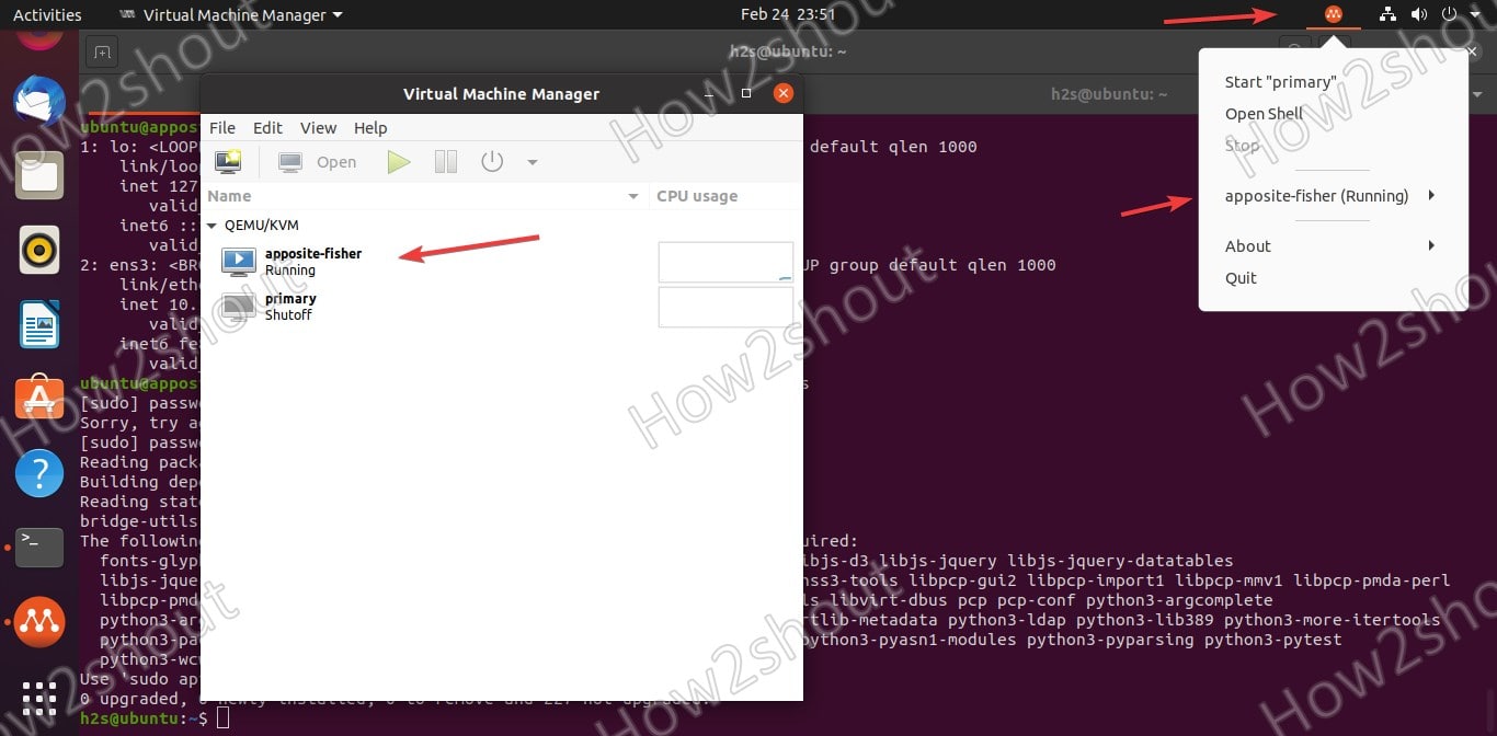 Run Virt Manager to access Multipass VMs min