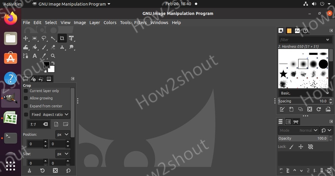ubuntu install gimp 20.04 min