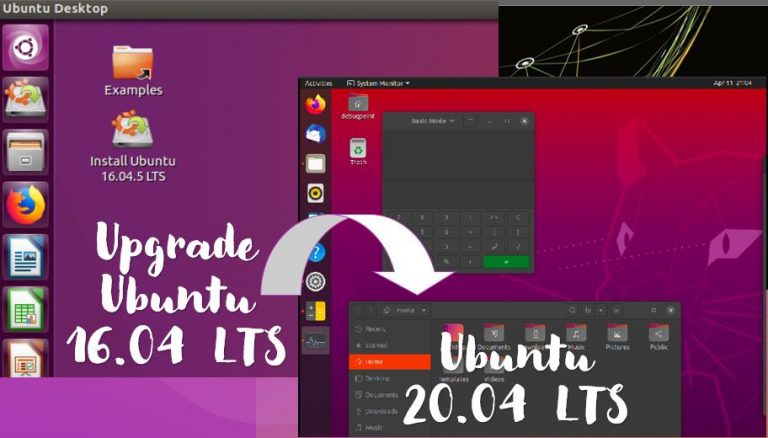 Command to migrate ubuntu 16.04 LTS to 20.04 LTS