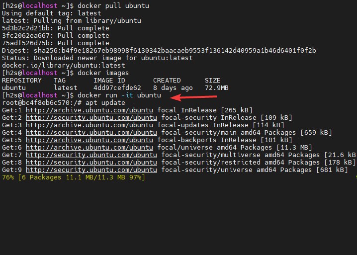 Run Ubuntu Container on AlmaLinux 8