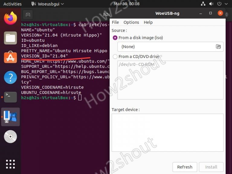 install woeUSB on Ubuntu 21.04 Hirsute Hippo