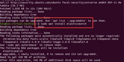 Command to install Elasticsearch on Ubuntu 20.04 LTS