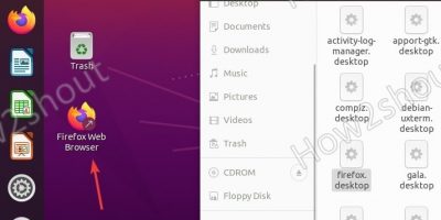 Create Desktop shortcut on Ubuntu 20.04 Linux