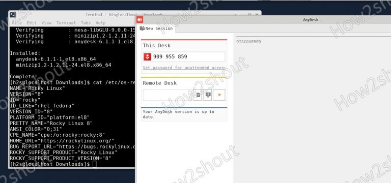 AnyDesk Installation on Rocky Linux 8