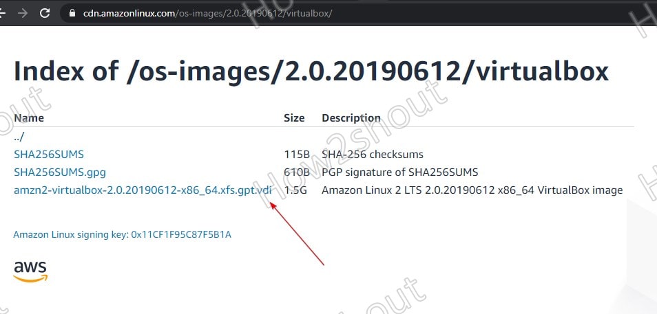 Download Amazon Linux VDI Image
