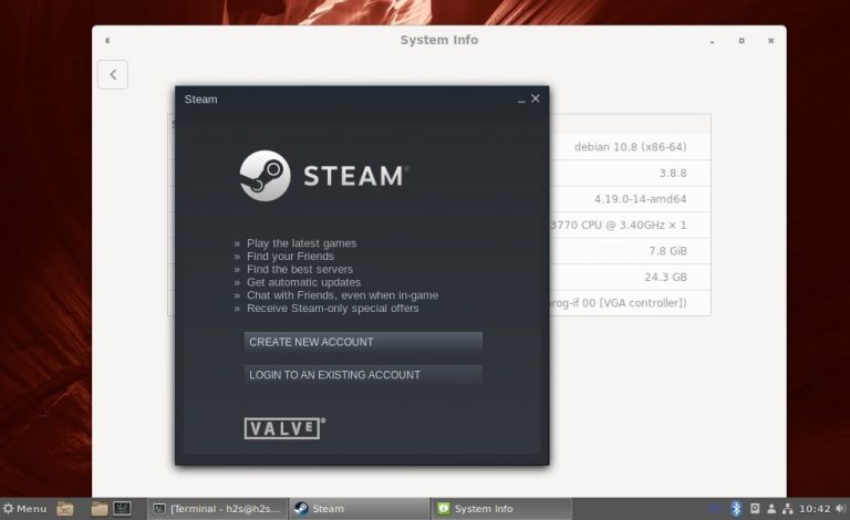 Install Steam with Steam Play on Debian 10 Buster or 11 Bulleye