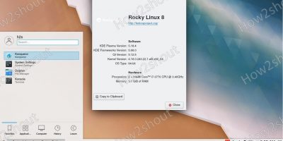 KDE Plasma Desktop install Rocky Linux 8