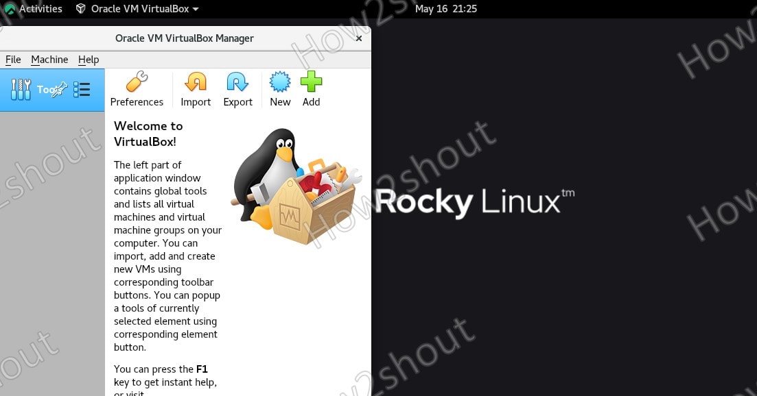 VirtualBox hypervisor on Rocky Linux 8
