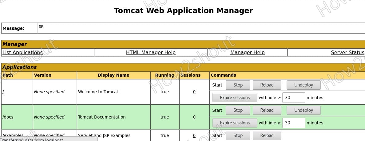 Web Application Manager
