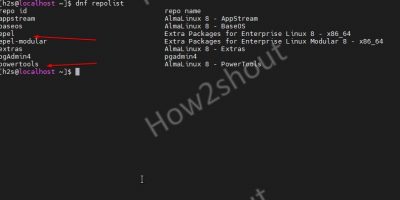 Install EPEL Powertools on AlmaLinux