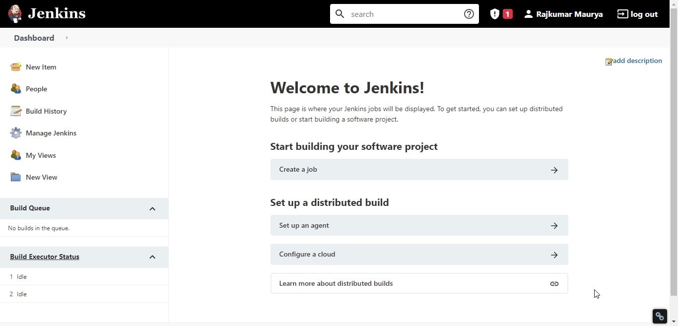 Jenkins installed Dashboard on Almalinux or Rocky