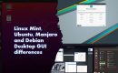 Linux Mint vs Ubuntu vs Manjaro vs Debian Desktop
