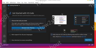 Visual Code Studio installation on Ubuntu Linux using .deb file