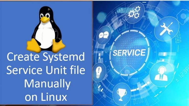 create a Systemd service unit file in Linux min