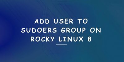 Add User to Sudoers wheel group on Rocky Linux 8 min