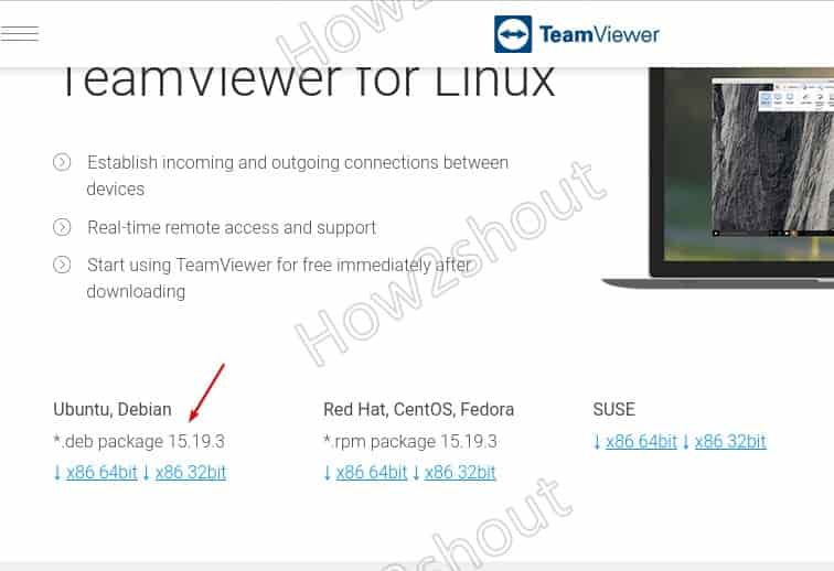 Download TeamViewer for Linux Binary