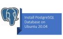 Install PostgreSQL on Ubuntu 20.04 Linux servers or Desktop systems min