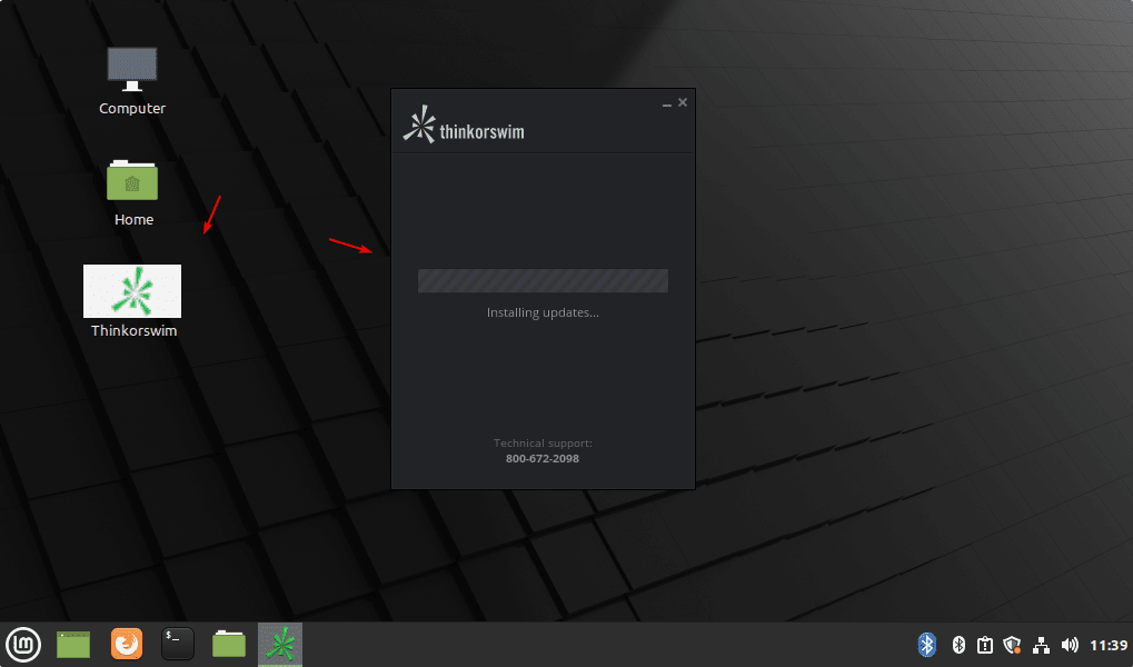 Thinkorswim install Linux Mint