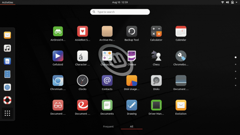 Gnome Desktop installation screenshot Linux Mint