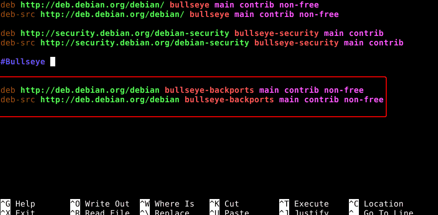 Install Backports Repository to Debian 11 bullseye Linux