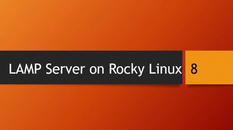 Install LAMP on Rocky Linux 8 Server min