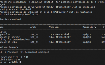 PostgreSQL on Amazon Linux 2