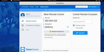TeamViewer on Fedora 34