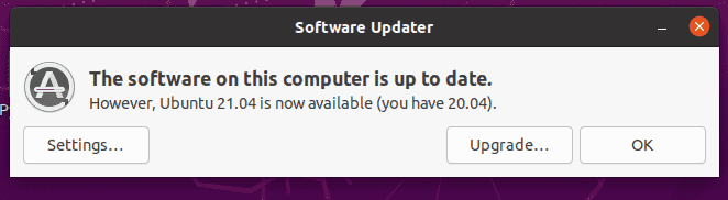 Ubuntu 21.04 is available for Ubuntu 20.04