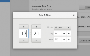 Adjust Time and date Rocky linux