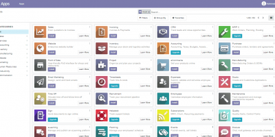 Odoo Apps install on Docker container